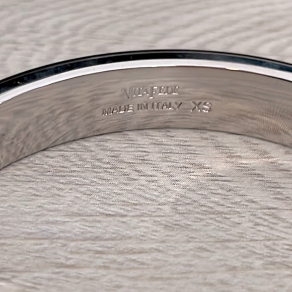 Vita Fede Two Tone Cuff Bracelet Size XS - Picture 4 of 5